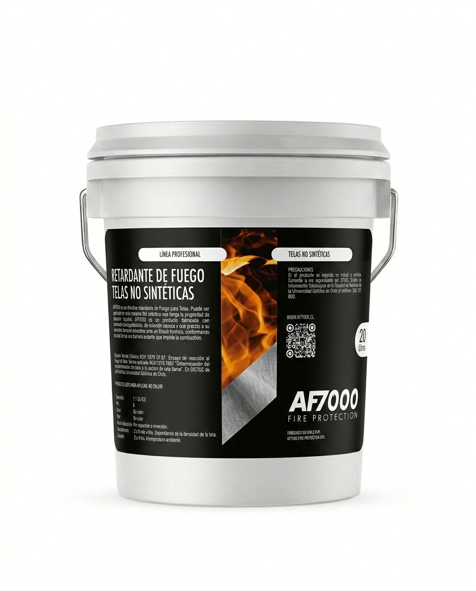AF7000 TX Retardante de Fuego Textiles o no sintéticos - 20 Litros